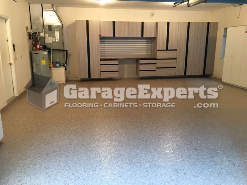 Cabinets And Flooring Installed In Englewood Garage Experts Of