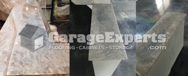 Sacramento Custom Epoxy Counters And Glitter Floors Garage