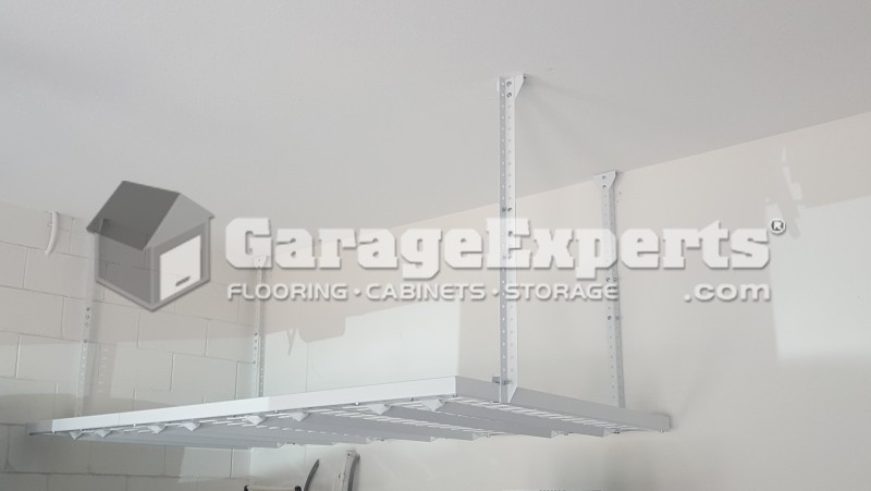 Overhead Storage Rack Installed In Oviedo Florida Garage Experts