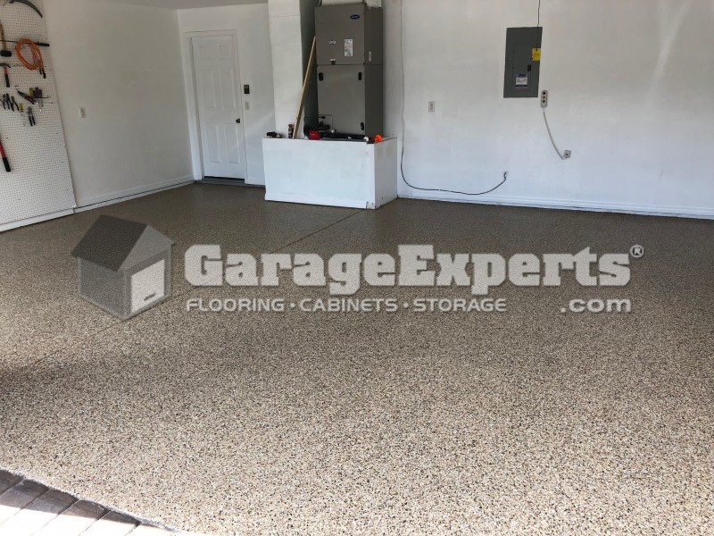 Epoxy Garage Flooring Installed In Orlando Florida Garage