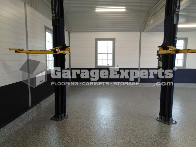 Custom Dallas Cowboys Garage Floor In Seaford De Garage